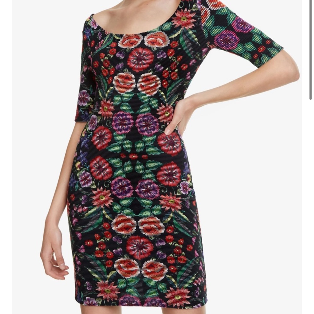 Desigual Garden Vest Dress
